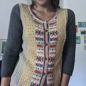 Wool cardigan